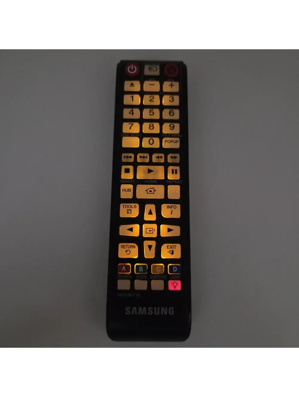 Genuine Samsung AK59-00177B Remote Control OEM For BD-H6600 Players - Tested